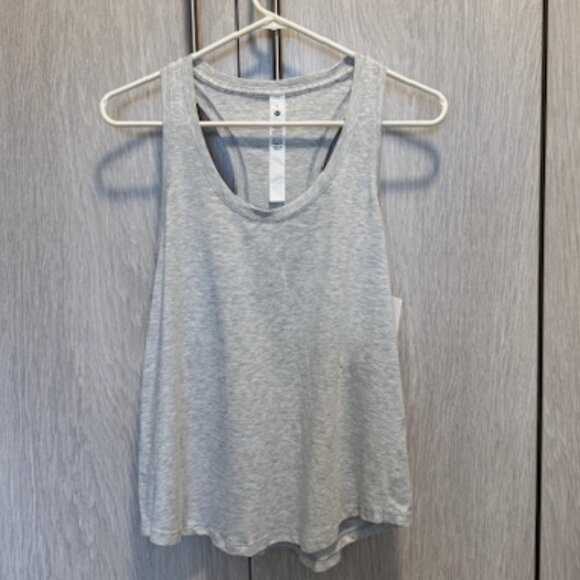 Lululemon Love Tank in Heathered Core Ultra Light Grey, Size 6 - Picture 2 of 8